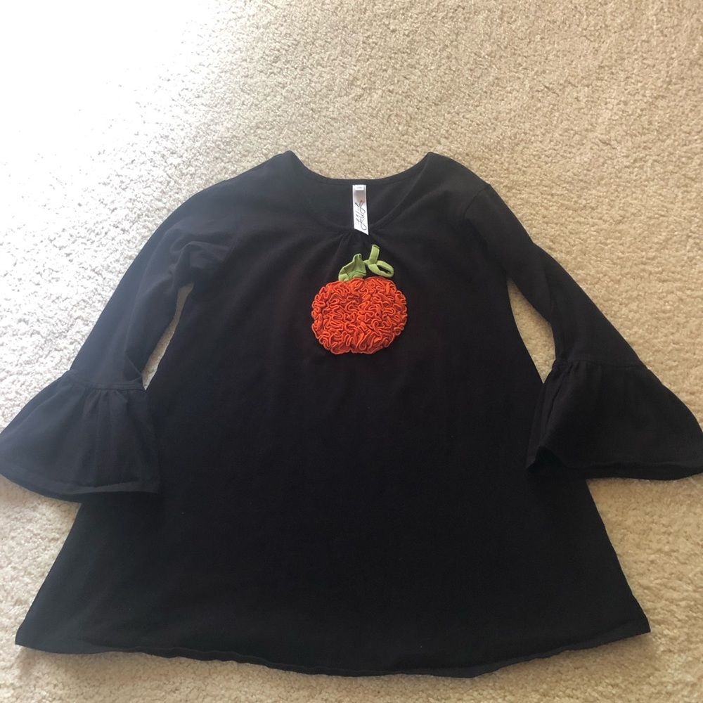 Girls 7/8 Ruffled LS Ruffled Fall Tunic